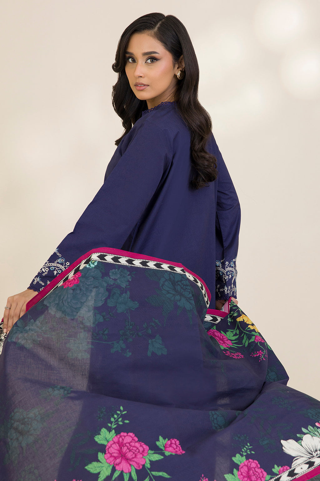 Embroidered Shirt Shalwar Dupatta - 0048