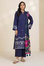 Embroidered Shirt Shalwar Dupatta - 0048