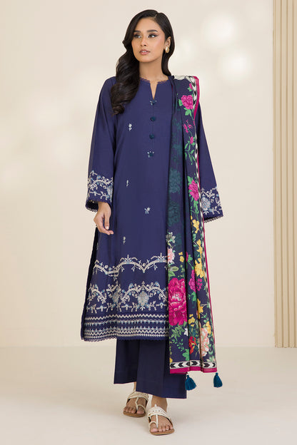 Embroidered Shirt Shalwar Dupatta - 0048
