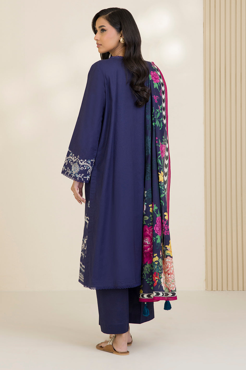 Embroidered Shirt Shalwar Dupatta - 0048
