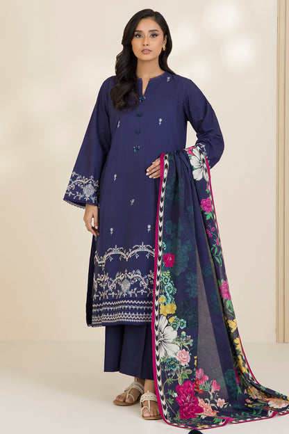 Embroidered Shirt Shalwar Dupatta - 0048