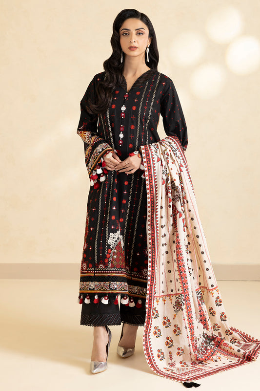 Embroidered Shirt Shalwar Dupatta - 0049