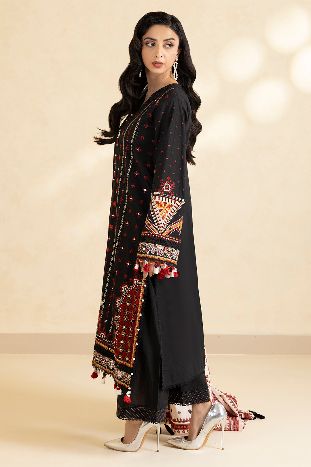 Embroidered Shirt Shalwar Dupatta - 0049