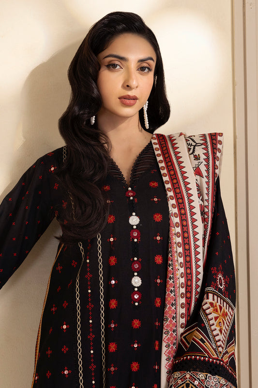 Embroidered Shirt Shalwar Dupatta - 0049