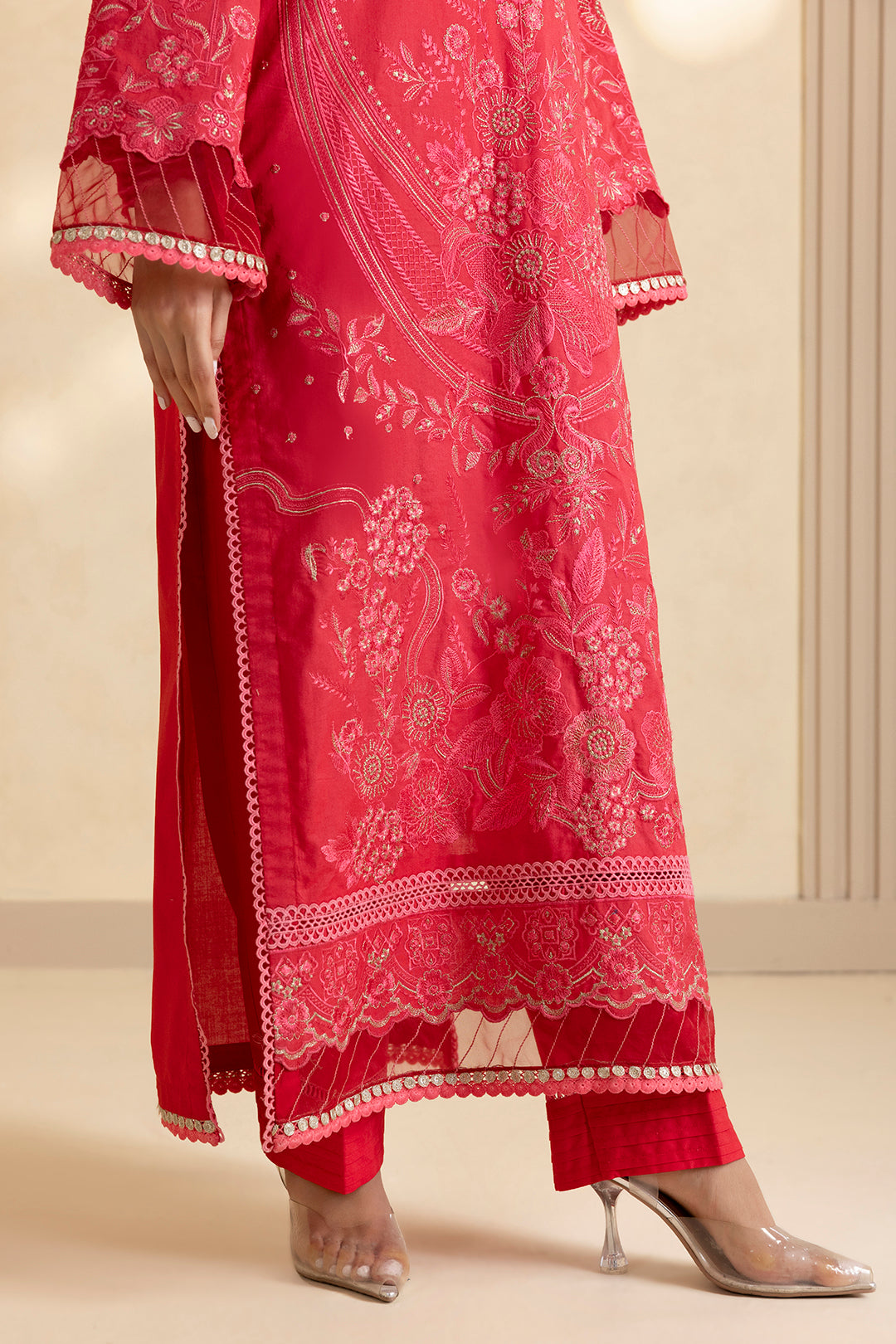 Embroidered Shirt Shalwar Dupatta - 0051