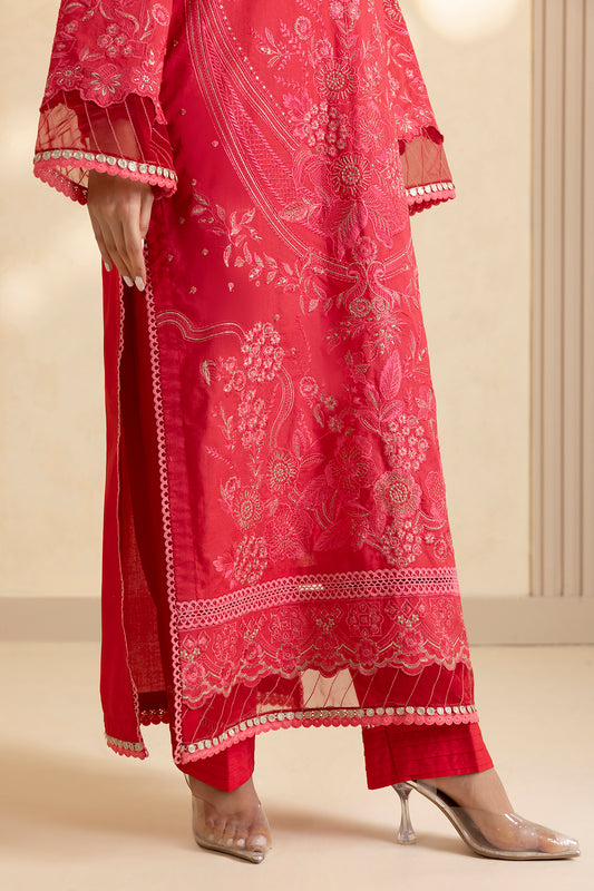 Embroidered Shirt Shalwar Dupatta - 0051