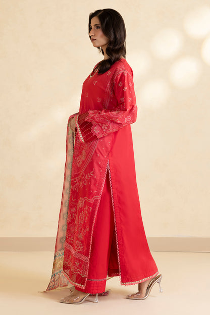 Embroidered Shirt Shalwar Dupatta - 0051