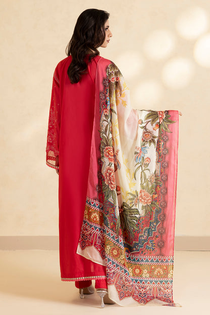 Embroidered Shirt Shalwar Dupatta - 0051