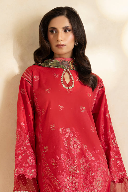 Embroidered Shirt Shalwar Dupatta - 0051
