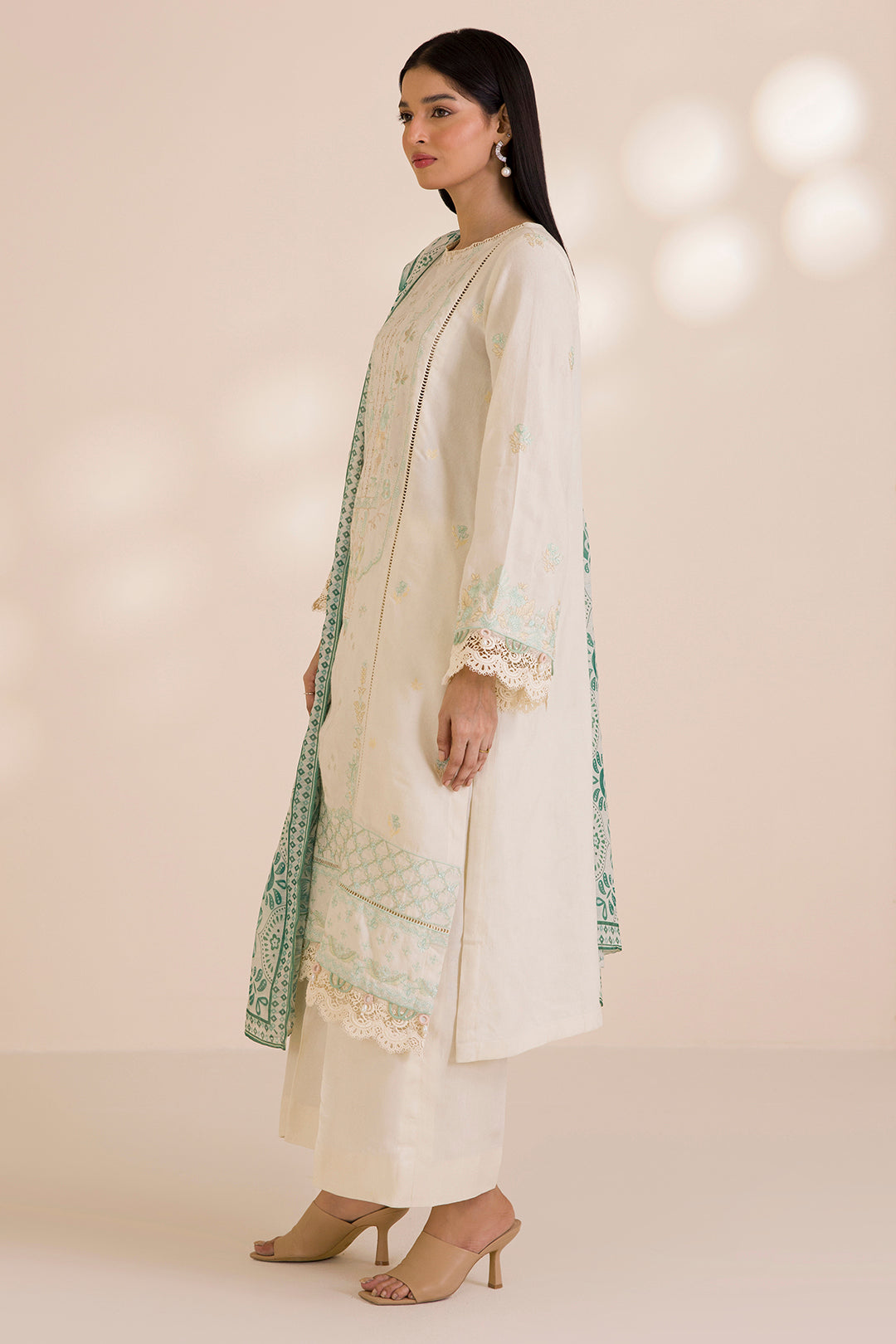 Embroidered Shirt Shalwar Dupatta - 0052