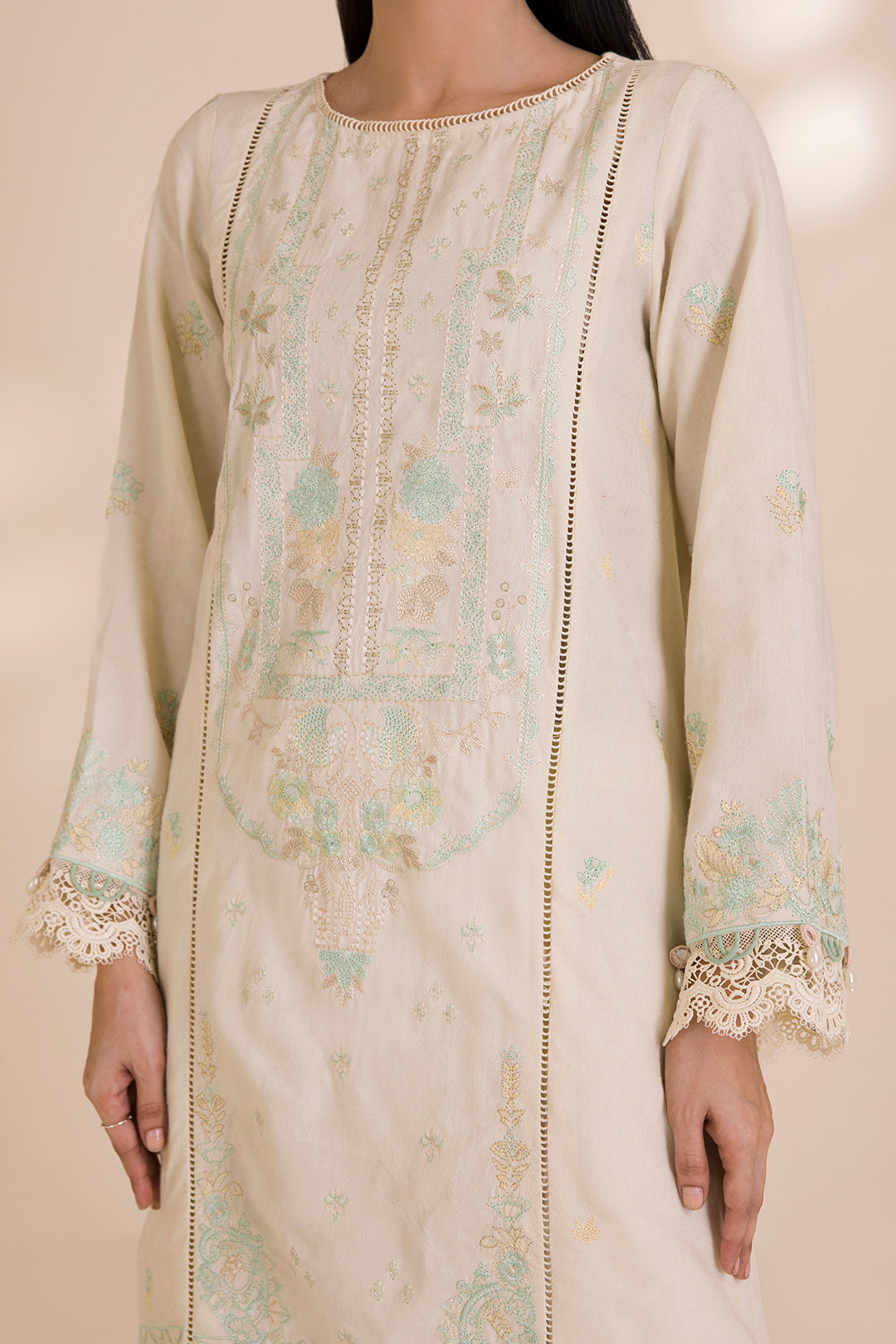 Embroidered Shirt Shalwar Dupatta - 0052