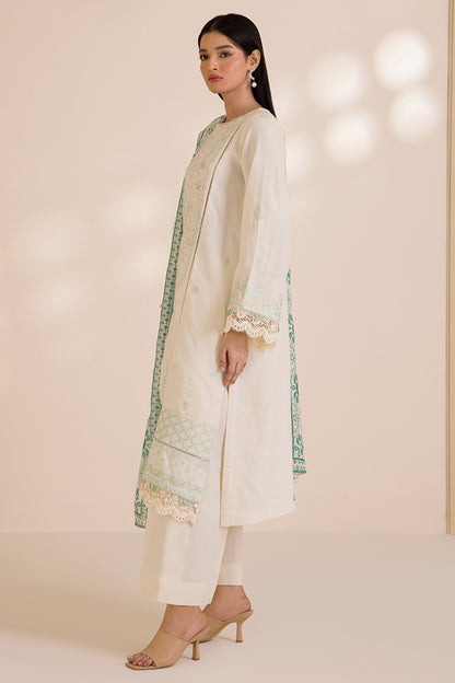Embroidered Shirt Shalwar Dupatta - 0052