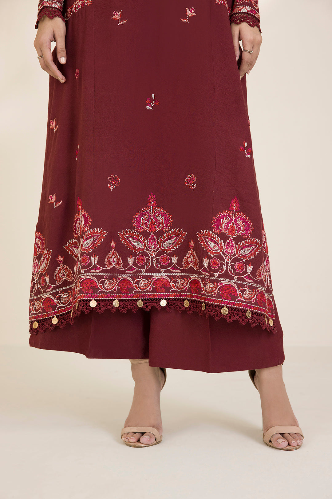 Embroidered Shirt Shalwar Dupatta - 0054
