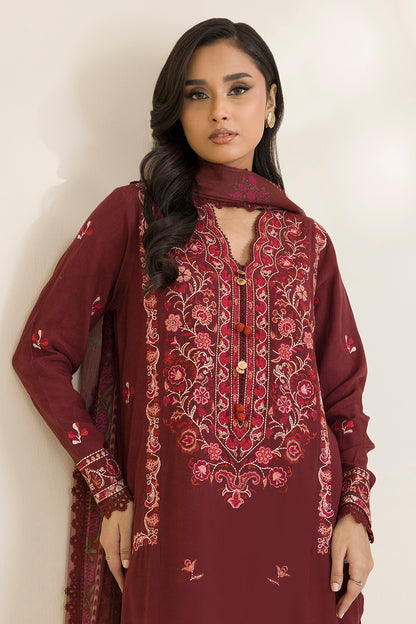 Embroidered Shirt Shalwar Dupatta - 0054
