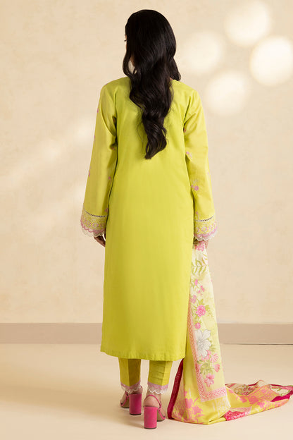 Embroidered Shirt Shalwar Dupatta - 0055