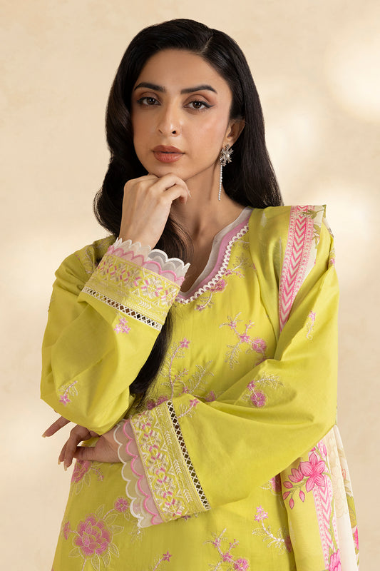 Embroidered Shirt Shalwar Dupatta - 0055