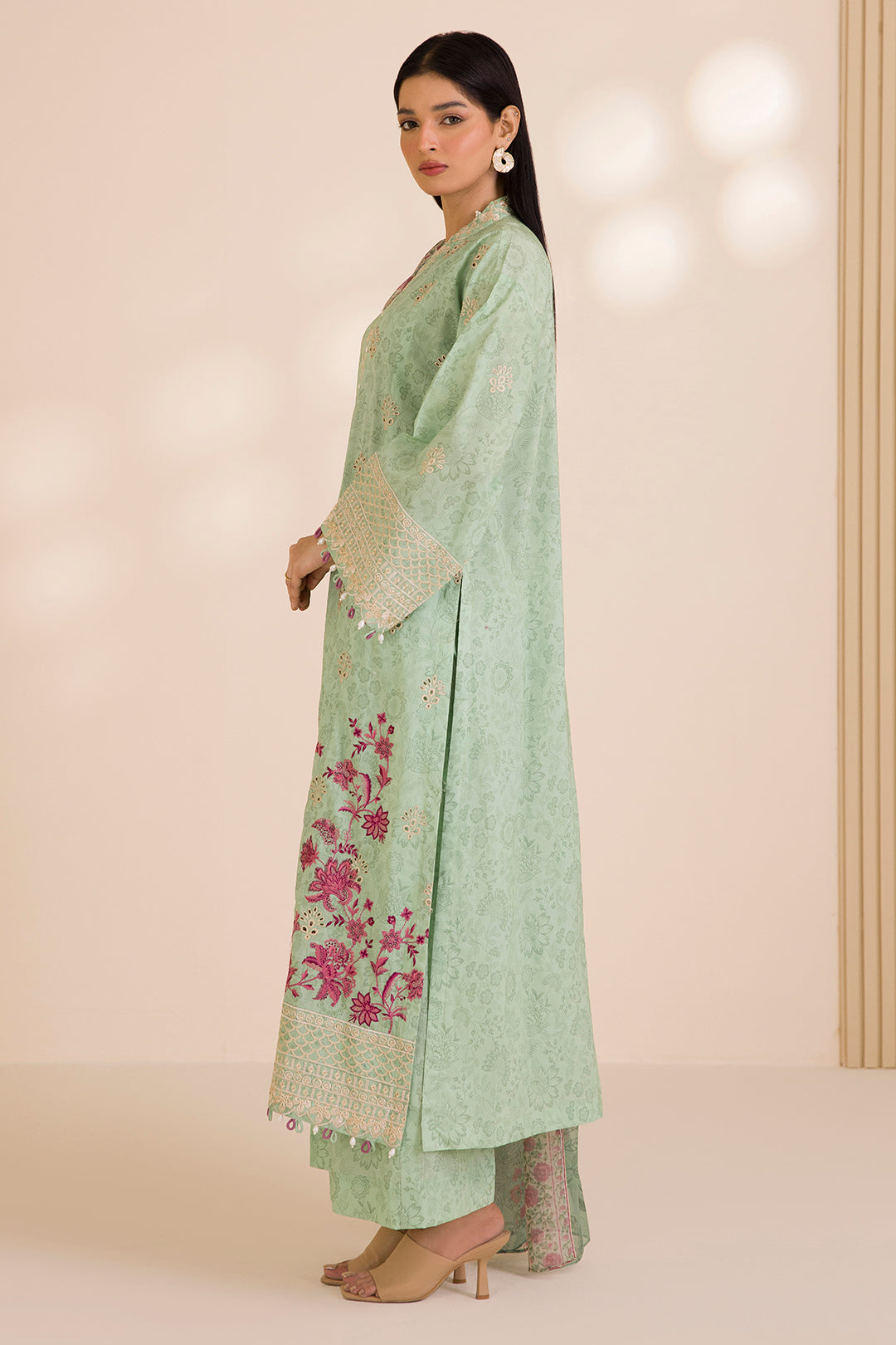 Embroidered Shirt Shalwar Dupatta - 0056