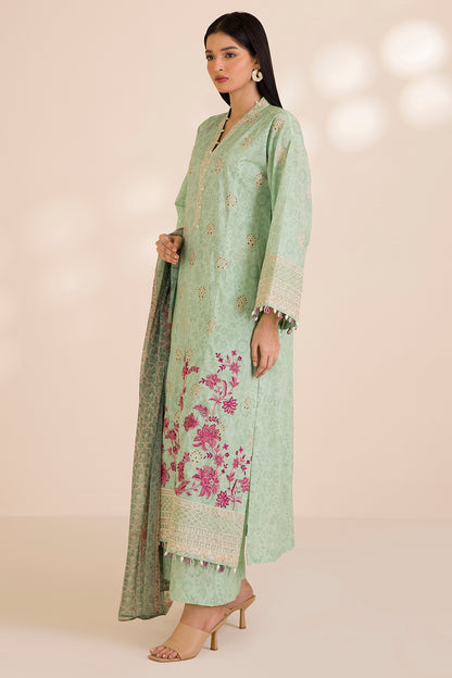 Embroidered Shirt Shalwar Dupatta - 0056