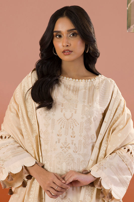 Embroidered Shirt Shalwar Dupatta - 0057