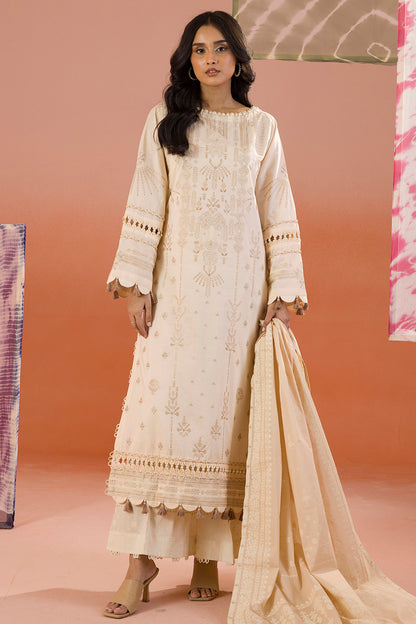 Embroidered Shirt Shalwar Dupatta - 0057