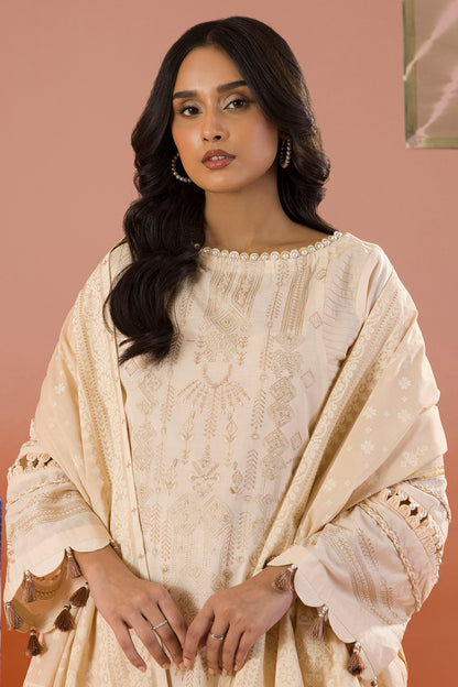 Embroidered Shirt Shalwar Dupatta - 0057