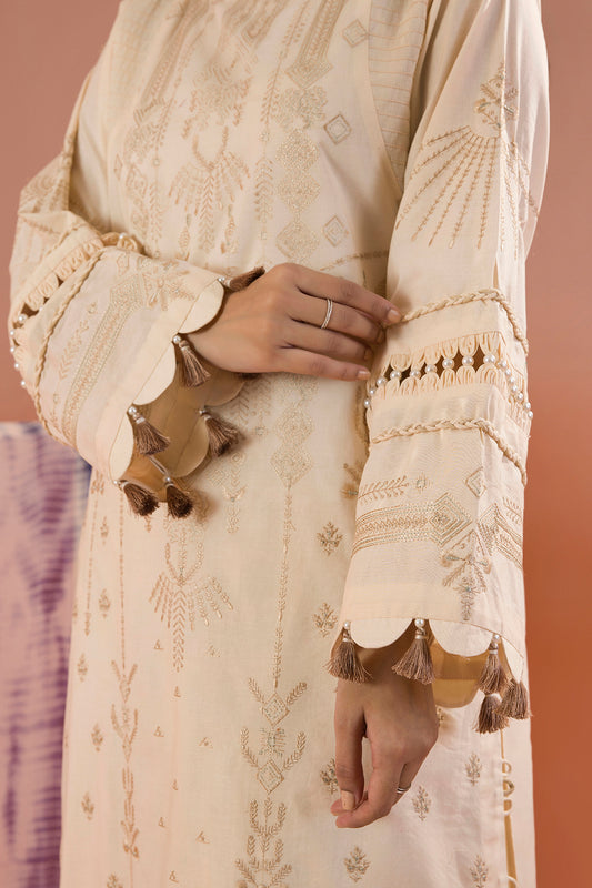 Embroidered Shirt Shalwar Dupatta - 0057