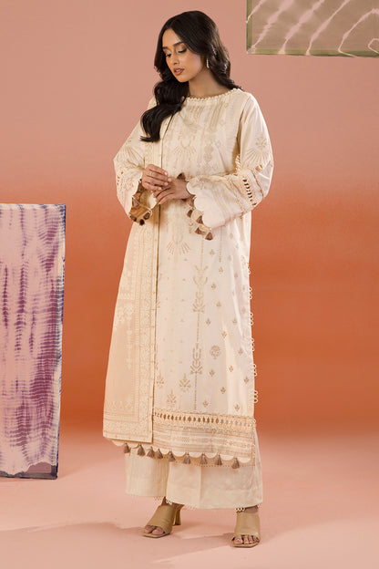 Embroidered Shirt Shalwar Dupatta - 0057
