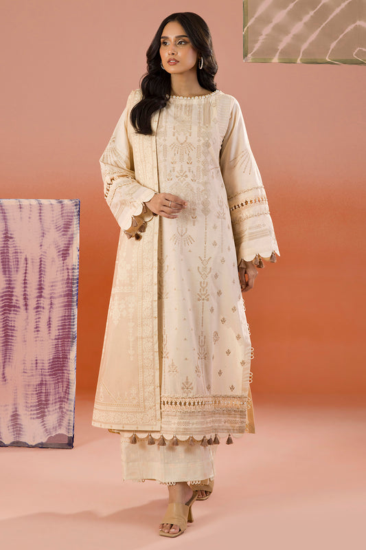 Embroidered Shirt Shalwar Dupatta - 0057