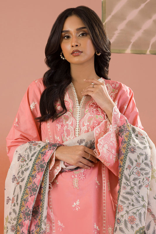 Embroidered Shirt Shalwar Dupatta - 0058