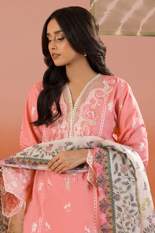 Embroidered Shirt Shalwar Dupatta - 0058