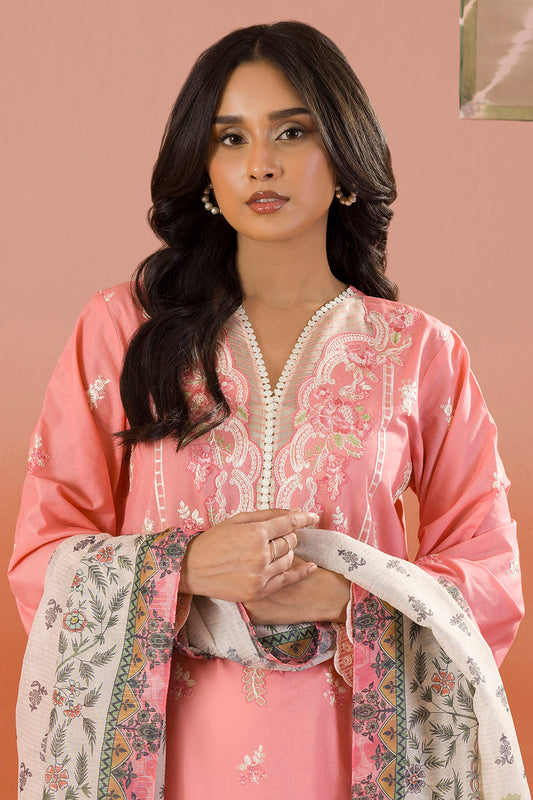 Embroidered Shirt Shalwar Dupatta - 0058