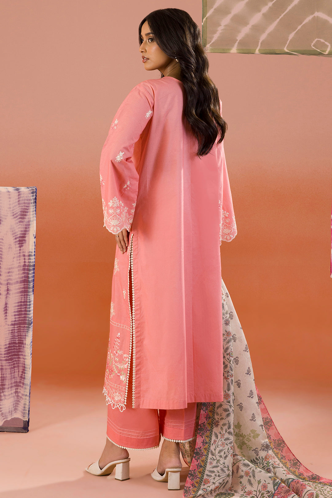 Embroidered Shirt Shalwar Dupatta - 0058