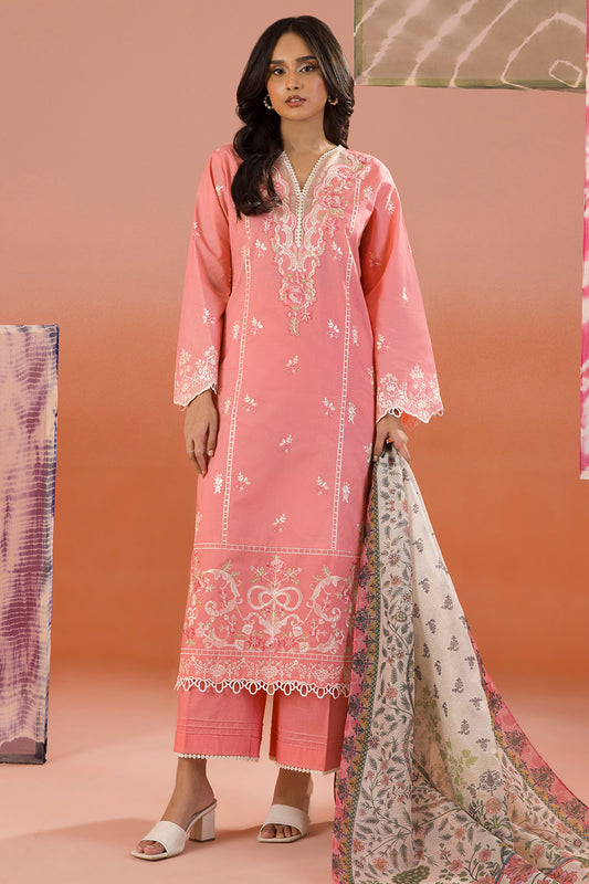 Embroidered Shirt Shalwar Dupatta - 0058