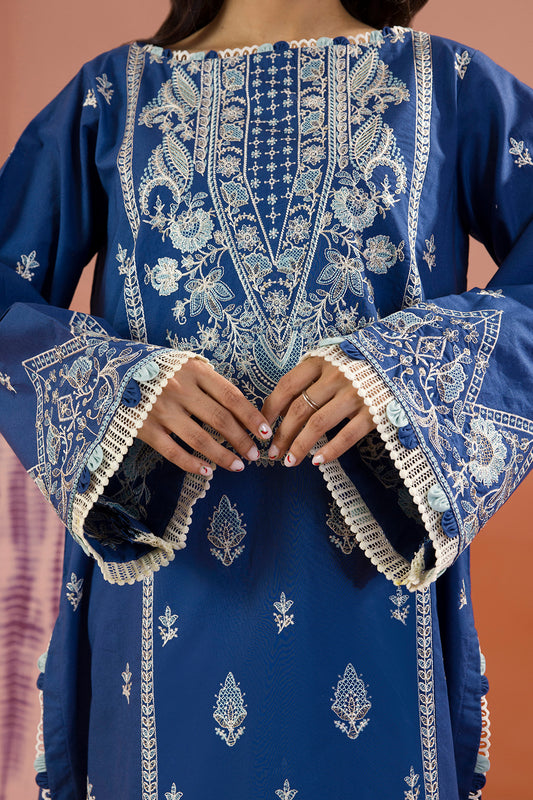 Embroidered Shirt Shalwar Dupatta - 0059