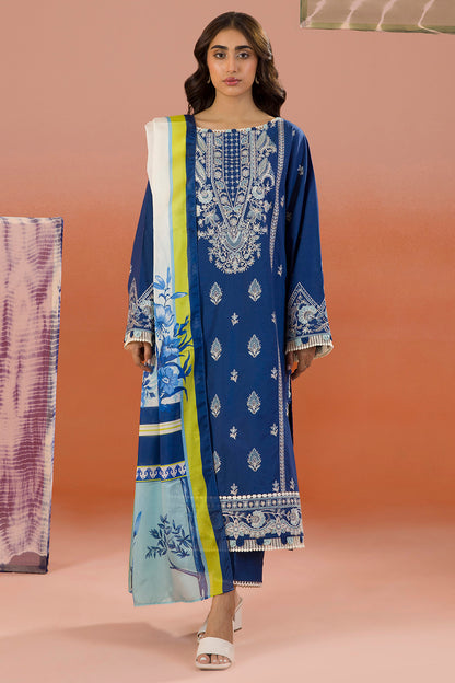 Embroidered Shirt Shalwar Dupatta - 0059