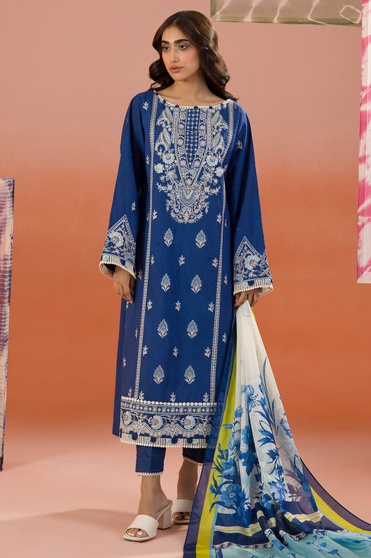 Embroidered Shirt Shalwar Dupatta - 0059