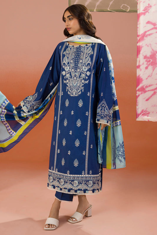 Embroidered Shirt Shalwar Dupatta - 0059