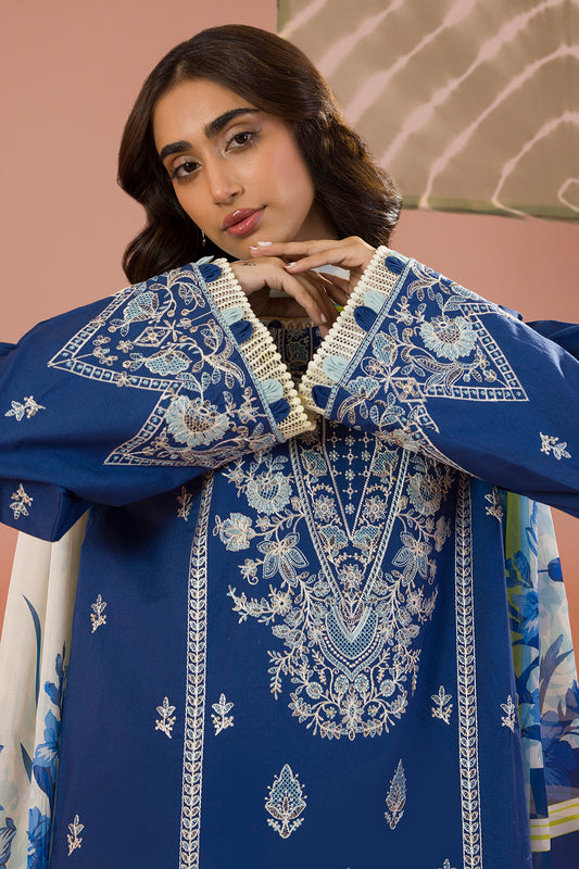 Embroidered Shirt Shalwar Dupatta - 0059