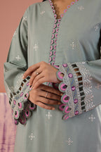 Embroidered Shirt Shalwar Dupatta - 0060