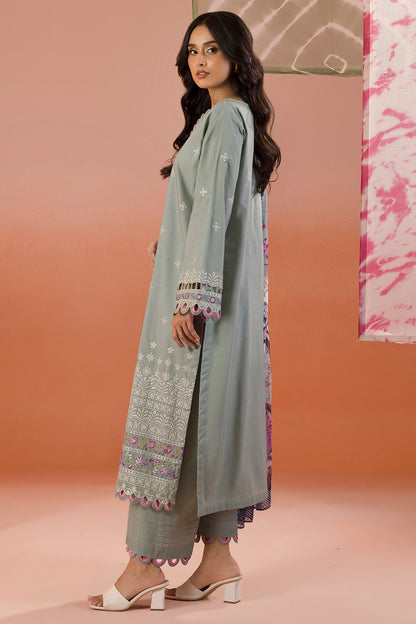 Embroidered Shirt Shalwar Dupatta - 0060