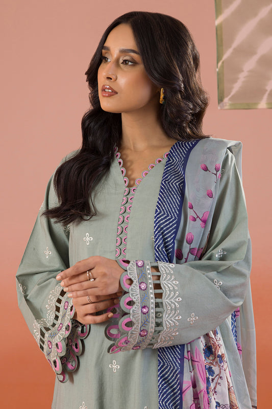 Embroidered Shirt Shalwar Dupatta - 0060