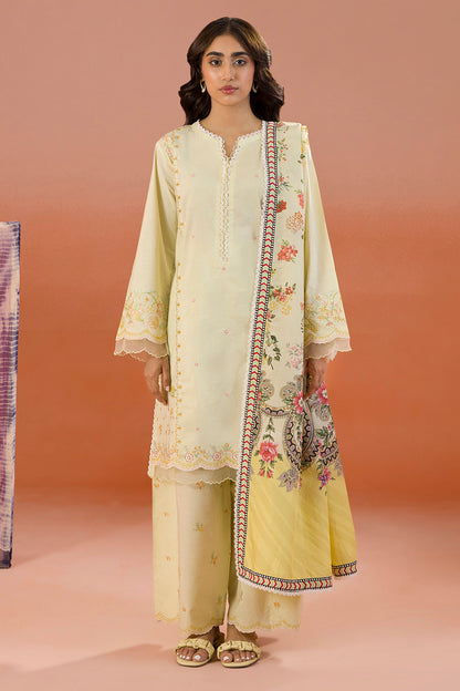 Embroidered Shirt Shalwar Dupatta - 0061