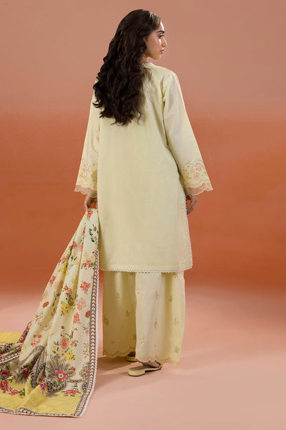 Embroidered Shirt Shalwar Dupatta - 0061