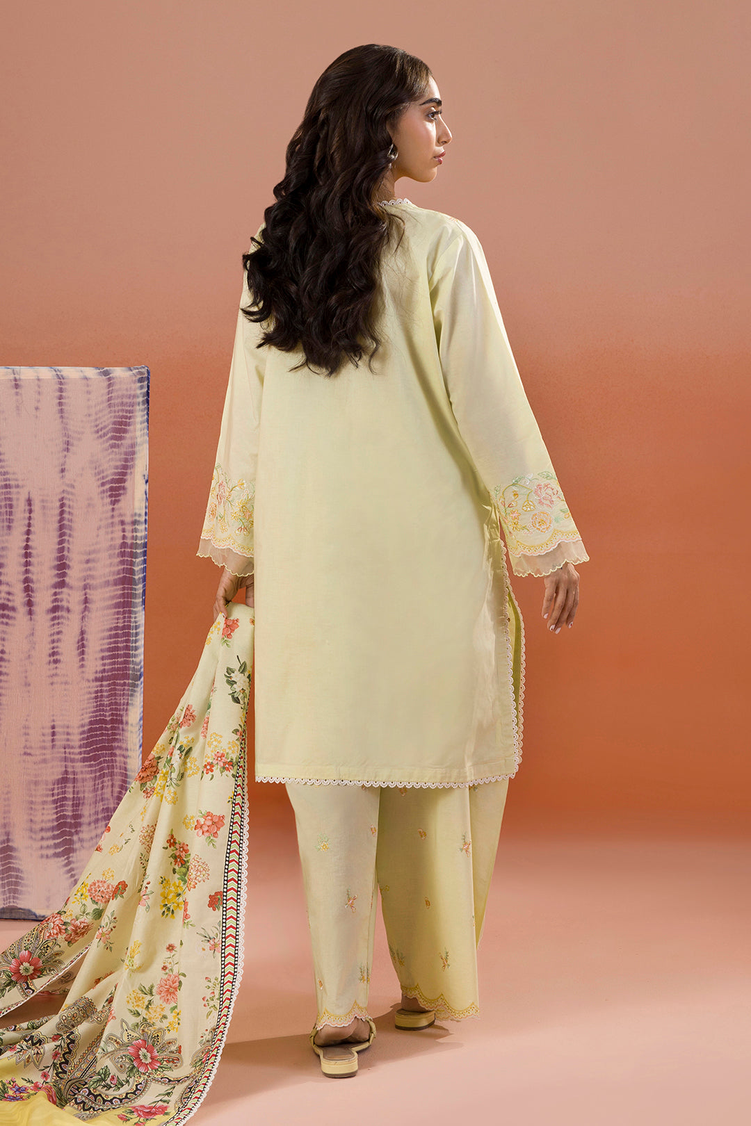 Embroidered Shirt Shalwar Dupatta - 0061