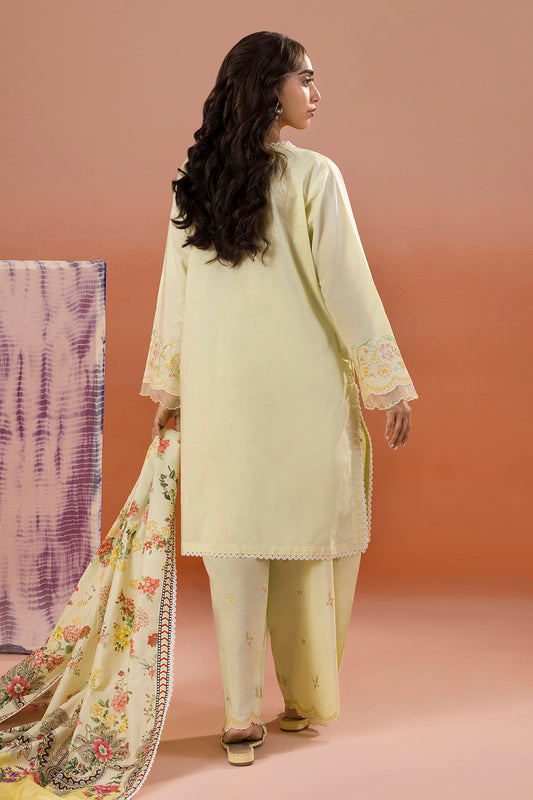 Embroidered Shirt Shalwar Dupatta - 0061