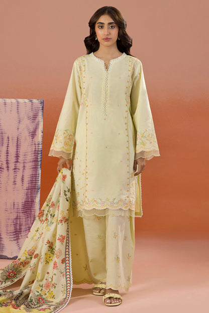 Embroidered Shirt Shalwar Dupatta - 0061