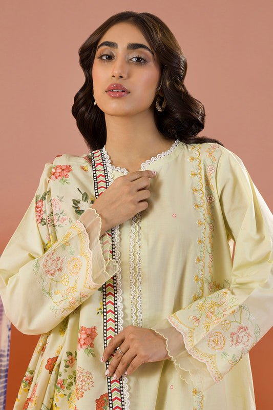 Embroidered Shirt Shalwar Dupatta - 0061
