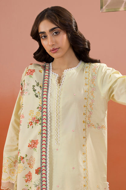 Embroidered Shirt Shalwar Dupatta - 0061