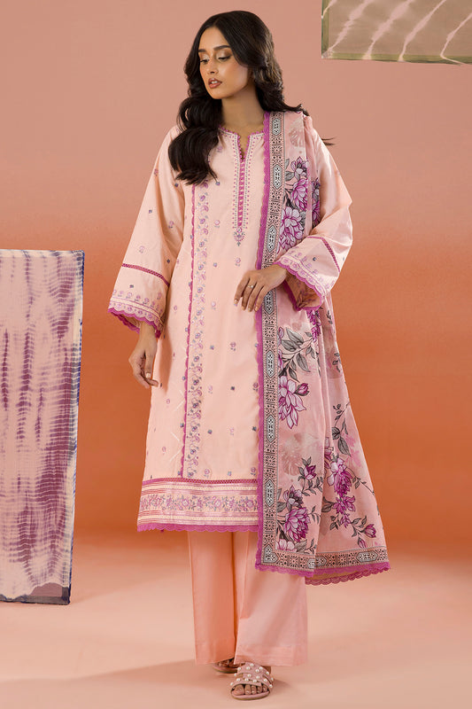 Embroidered Shirt Shalwar Dupatta - 0062