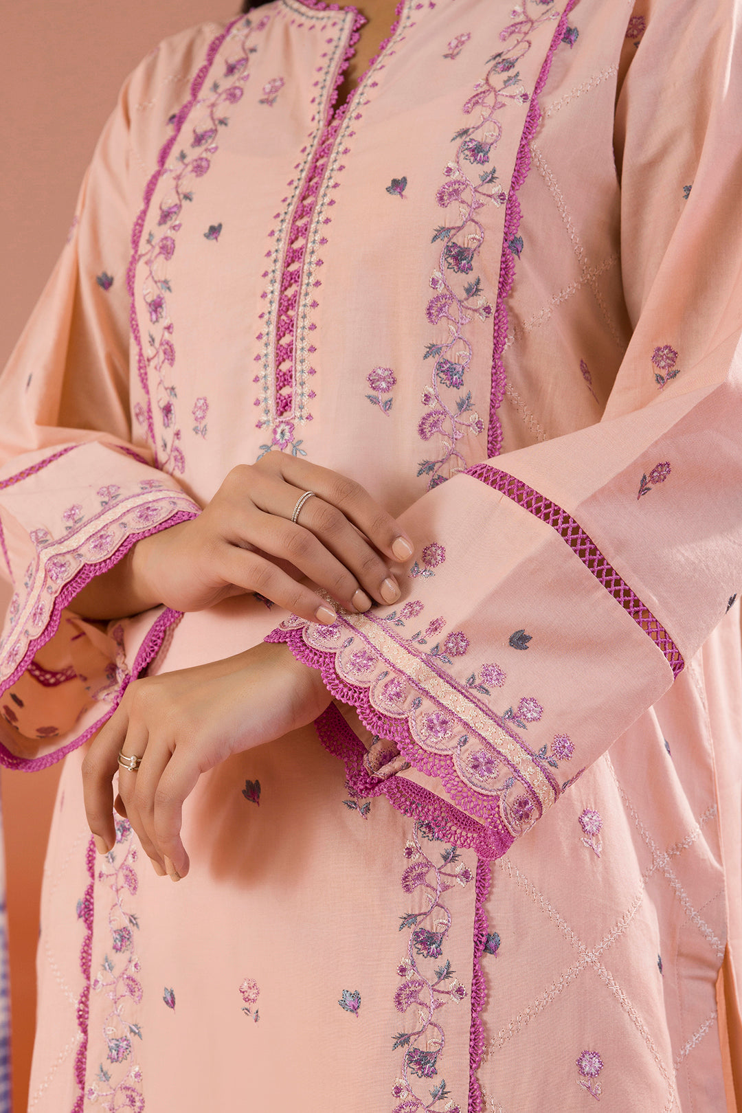 Embroidered Shirt Shalwar Dupatta - 0062